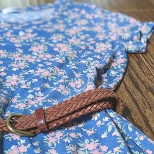 Vintage style floral midi dress